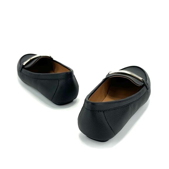Calvin Klein Lira Women Shoes/Loafer Sz 7.5 Black Faux Leather Round Toe Slip-On - Picture 6 of 10